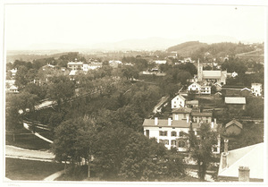View from Amherst College Tower looking northwest