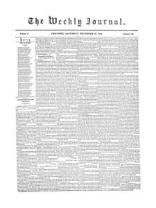 Chicopee Weekly Journal, December 23, 1854