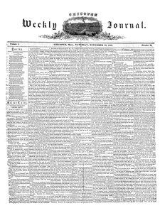 Chicopee Weekly Journal, November 12, 1853
