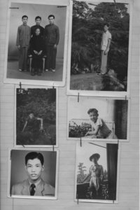 Group of family photographs submitted by a Chinese national related to his immigration case file