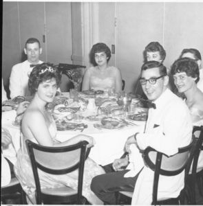 Attendees at Suffolk University's Senior Prom, 1961