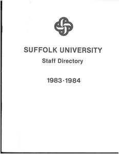 1983-1984 Suffolk University Staff Directory