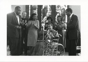 Bowman, Thea at AHANA House dedication