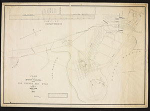 Plan of the proposed termination of the Old Colony Railroad near Pearl St. Boston / S.D. Eaton, engr.