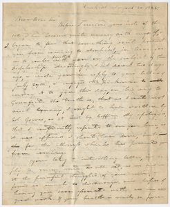 Heman Humphrey letter to Edward Hitchcock, 1825 August 20