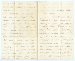 Emily Dickinson letter to Mrs. Samuel (Mary) Bowles