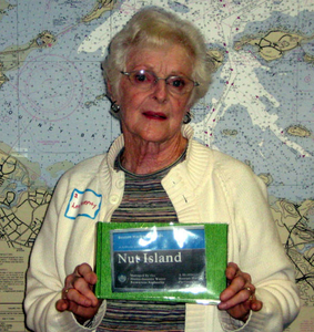 Lois Murphy at the Boston Harbor Islands Mass. Memories Road Show