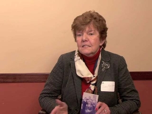 Peggy Monahan at the Irish Immigrant Experience Mass. Memories Road Show: Video Interview