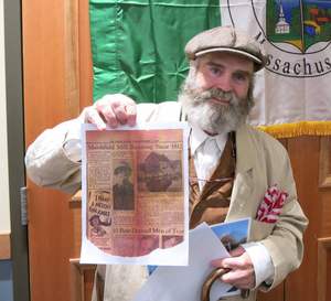 Roy Kirby at the Marshfield Mass. Memories Road Show