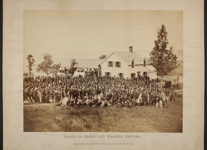 Board of Trade and Western Visitors at Long Island, Boston Harbor, June 9, 1865
