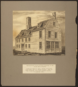 Unidentified house, formerly standing in North End.