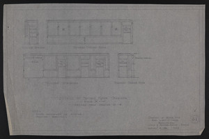 Details of Second Floor Corridor (Revised From Drawing No. 18), Drawings of House for Mrs. Talbot C. Chase, Brookline, Mass., January 8, 1930