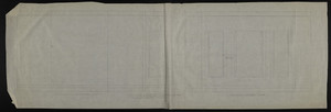 Inch Scale Elevations of Chamber Over Library, House at #3 Comm'nw'lth Ave., undated