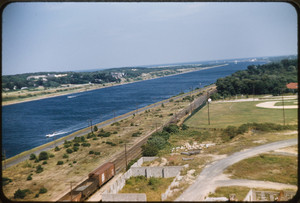 Aerial view of Cape Cod Canal