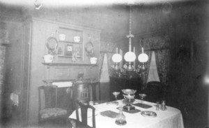 George Sturgis Paine House, "The Oaks," Lincoln St., Worcester, Mass., Dining Room.