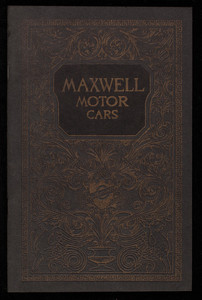 Maxwell Motor Cars, Maxwell Motor Sales Corporation, Detroit, Michigan