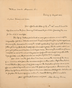 Letter from John Quincy Adams to William Cranch, 17 August 1826