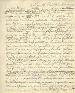 Letter from Benjamin Smith Lyman to Gonpei Kuwada