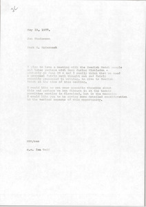 Memorandum from Mark H. McCormack to Jan Steinmann