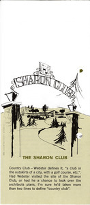 The Sharon Club Brochure