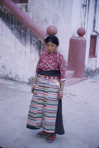 Tibetan woman on street