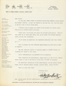 Letter from Walter Gaskouitz to Elmer C. Bartels