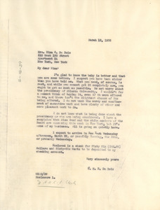 Letter from W. E. B. Du Bois to Nina Du Bois