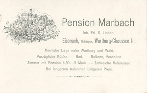 Postcard of Pension Marbach