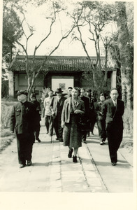 Shirley Graham Du Bois, W. E. B. Du Bois and Chinese entourage, China 1959