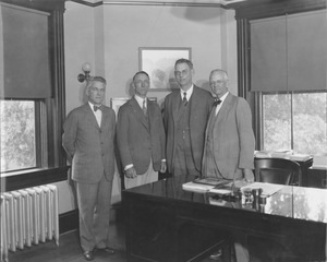 Hugh P. Baker with Edward Lewis, Roscoe Thatcher and Kenyon L. Butterfield