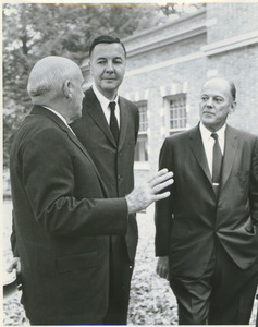 John J. McCloy, Calvin Plimpton, and Richard Gettell on Convocation Day