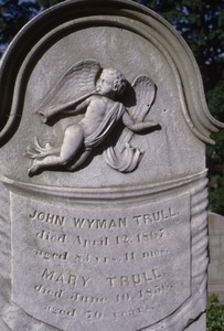 Mount Auburn Cemetery (Cambridge, Mass.) gravestone: Trull, John Wyman and Trull, Mary