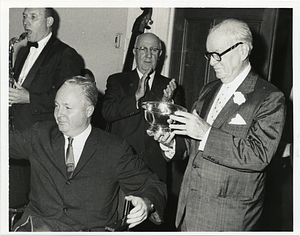 Harry J. Blake, President of the Greater Boston Chamber of Commerce, and Mayor John F. Collins