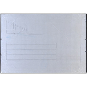 Architectural drawing with measurements