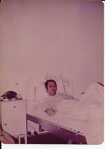 Firmo da Encarnacão Rodrigues in the hospital