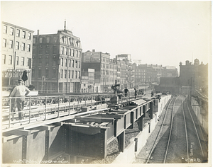 North Station, progress on incline