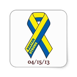 Digital Photo: Boston Strong ribbon - Digital Commonwealth