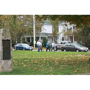 Group carries tools across Hopkinton town green