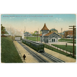 Boston, Revere Beach & Lynn R. R. station, Revere Beach, Mass.