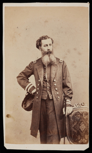 Studio portrait of unidentified soldier Boston, Mass., September 22, 1861