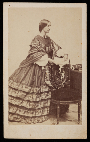 Studio portrait of Mary L. Beebe, Boston, Mass., February 2, 1861