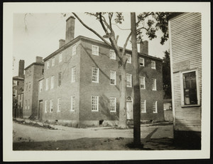 Exterior view of an unidentified building, Portsmouth, N.H., undated
