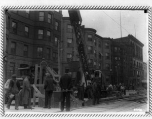 Huntington Ave. subway progress