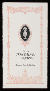 Fontaine Service, wrought from solid silver, International Silver Company, Meriden, Connecticut