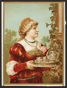 Label for Princess Chocolate, location unknown, undated