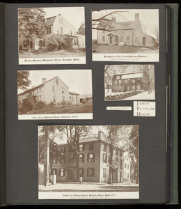 Old Houses and Towns scrapbook