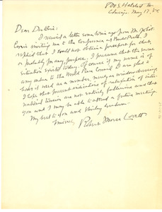 Letter from Robert Morss Lovett to W. E. B. Du Bois