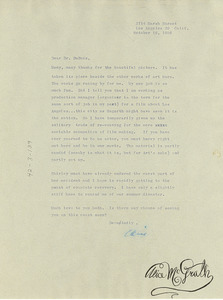 Letter from Alice McGrath to W. E. B. Du Bois