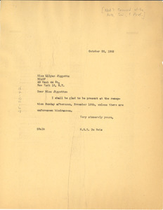 Letter from W. E. B. Du Bois to National Council of the Arts, Sciences and Professions