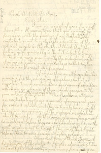 Letter from Samuel May, Jr. to W. E. B. Du Bois